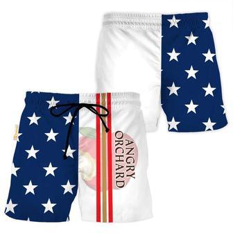 Angry Orchard American Flag Swim Trunks | Newhawaiianshirts UK