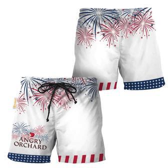 Angry Orchard American Independence Day Swim Trunks | Newhawaiianshirts CA