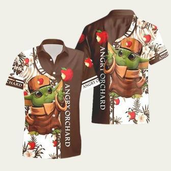 Angry Orchard Baby Yoda Hawaiian Shirt | Newhawaiianshirts DE