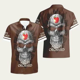 Angry Orchard Skull Rose Special Hawaiian Shirt | Newhawaiianshirts UK