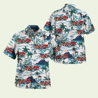 Annapolis Maryland Eastport Volunteer Fire Company Hawaiian Shirt | Newhawaiianshirts CA