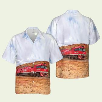 Australia The Ghan Passenger Train Hawaiian Shirt | Newhawaiianshirts CA