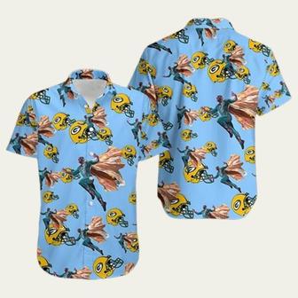 Avengers Assemble Marvel Vision Character Fitted Summer Hawaiian Shirt | Newhawaiianshirts CA