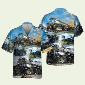 Awesome Big Boy Train Hawaiian Shirt | Newhawaiianshirts UK