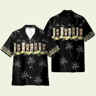 Awesome Black Tiki Hawaiian Shirt | Newhawaiianshirts AU