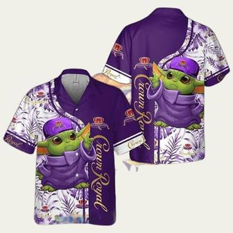 Baby Yoda Crown Royal Hawaiian Shirt | Newhawaiianshirts AU