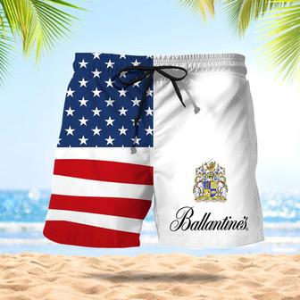 Ballatine American Flag Swim Trunks | Newhawaiianshirts AU