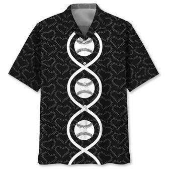 Baseball Dna Hawaiian Shirt Summer Gifts | Newhawaiianshirts UK