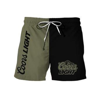 Basic Coors Light Beer Swim Trunks | Newhawaiianshirts AU