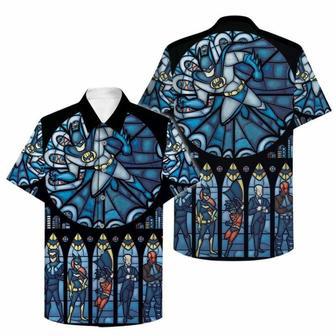 Batman And Villain In Cathedral Hawaiian Shirt | Newhawaiianshirts UK