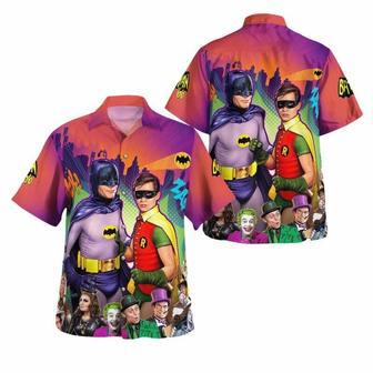 Batman Robin Animation Hawaiian Shirt | Newhawaiianshirts UK