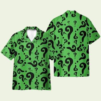 Batman The Riddler Movie Cosplay Costume Hawaiian Shirt | Newhawaiianshirts DE