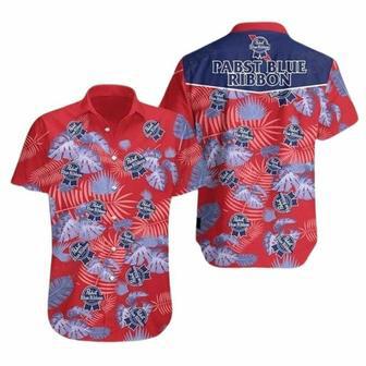 Beer Pabst Blue Ribbon Hawaiian Shirt | Newhawaiianshirts UK