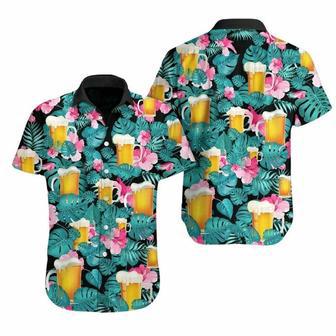 Beer Tropical Floral Hawaiian Shirt | Newhawaiianshirts DE