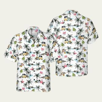 Boston Terrier Coconut Summer Hawaiian Shirt | Newhawaiianshirts UK