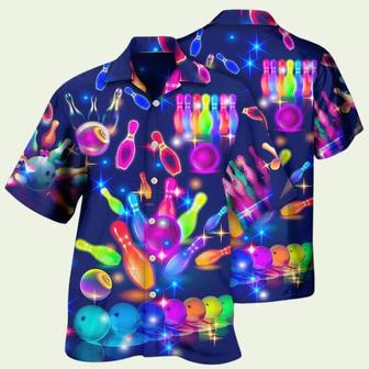 Bowling Neon Style Hawaiian Shirt | Newhawaiianshirts UK