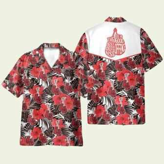 Boxing Gloves Red Flower Pattern Hawaiian Shirt | Newhawaiianshirts