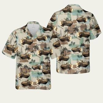 British Army Bulldog Combat Vehicle Hawaiian Shirt | Newhawaiianshirts AU