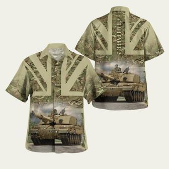 British Army Challenger 2 Main Battle Tank Hawaiian Shirt | Newhawaiianshirts UK