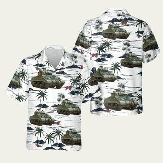 British Army Sherman Vc Firefly Tank Hawaiian Shirt | Newhawaiianshirts