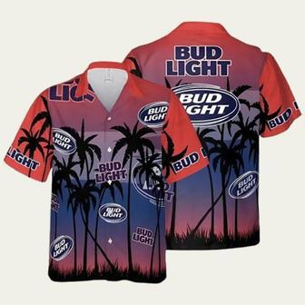 Bud Light Beer Coconut Hawaiian Shirt | Newhawaiianshirts CA