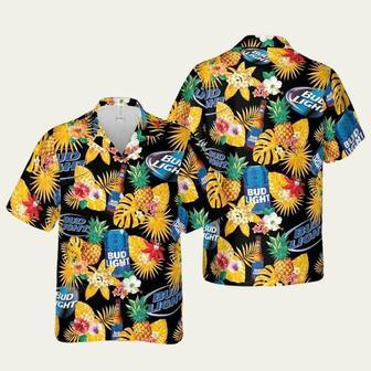 Bud Light Blue Pineapple Hawaiian Shirt | Newhawaiianshirts DE