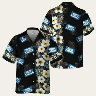 Bud Light Tropical Floral Hawaiian Shirt | Newhawaiianshirts