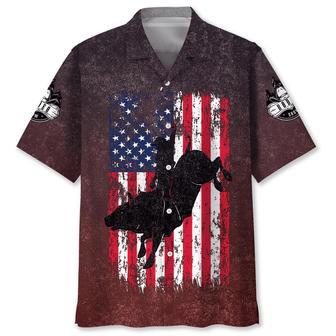 Bull Riding Usa Hawaiian Shirt Summer Gifts | Newhawaiianshirts DE