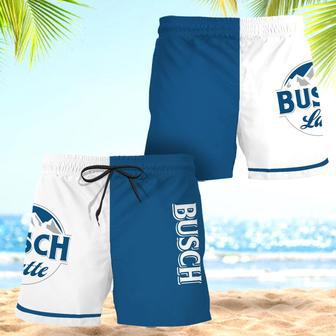 Busch Latte Basic Colorful Swim Trunks | Newhawaiianshirts UK