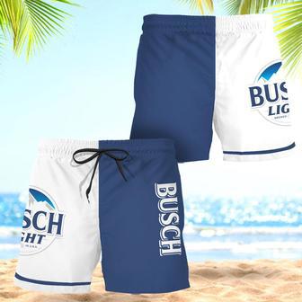 Busch Light Basic Colorful Swim Trunks | Newhawaiianshirts