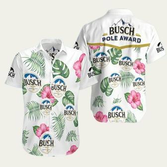 Busch Light Beer Floral Lover Hawaiian Shirt | Newhawaiianshirts AU