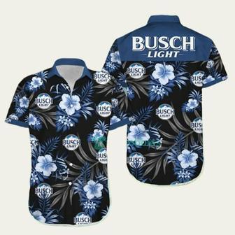 Busch Light Lover Tropical Flower Hawaiian Shirt | Newhawaiianshirts DE