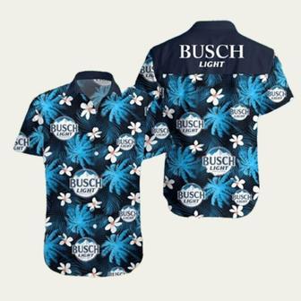 Busch Light Palm Tree Hawaiian Shirt | Newhawaiianshirts