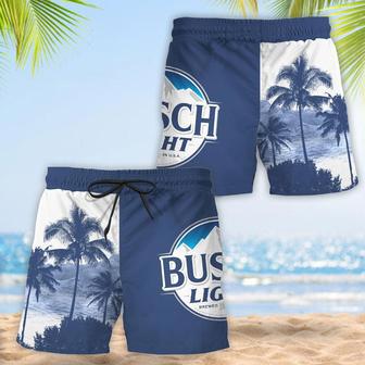 Busch Light Tropical Flag Swim Trunks | Newhawaiianshirts CA