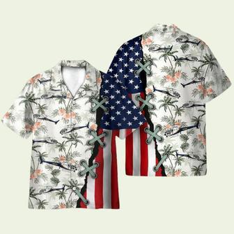 California Highway Patrol Airbus Helicopter Hawaiian Shirt | Newhawaiianshirts AU