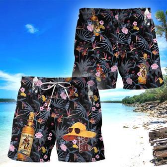 Captain Morgan Floral Summer Swim Trunks | Newhawaiianshirts UK