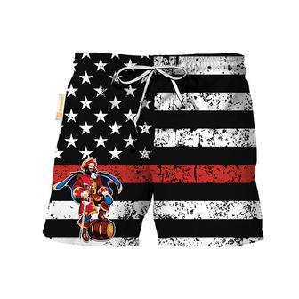 Captain Morgan USA Flag Swim Trunks | Newhawaiianshirts UK