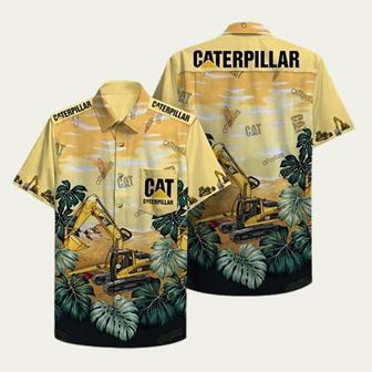 Caterpillar Inc Floral Hawaiian Shirt | Newhawaiianshirts