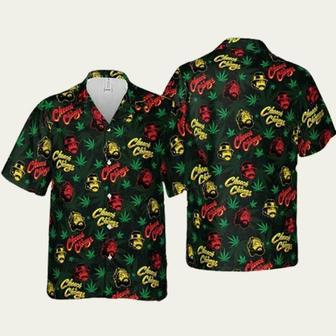 Cheech Chong Pattern Hawaiian Summer Shirt Hawaiian Shirt | Newhawaiianshirts UK