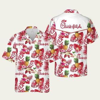 Chick Fil A Pineapple Hawaiian Shirt | Newhawaiianshirts UK