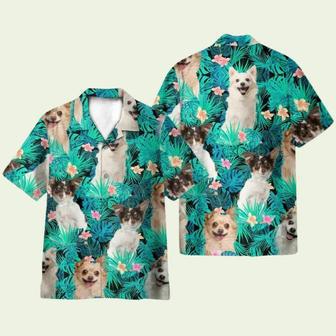 Chihuahua In Tropical Green Leaves Hawaiian Shirt | Newhawaiianshirts UK