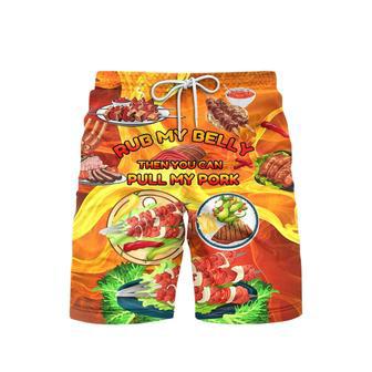 Chilling And Grilling BBQ Beach Shorts For Men | Newhawaiianshirts DE