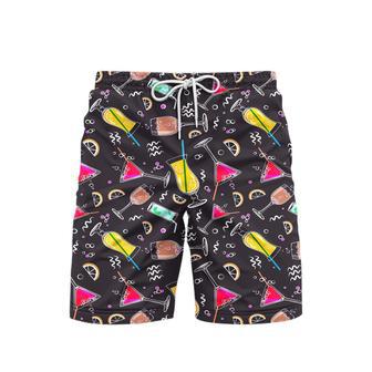 Classic Tropical Cocktails Beach Shorts For Men | Newhawaiianshirts UK