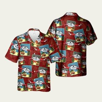 Coastguard Helicopter Tropical Hawaiian Shirt | Newhawaiianshirts