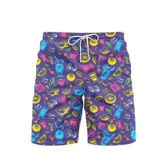 Cocktail Drink Beach Shorts For Men | Newhawaiianshirts