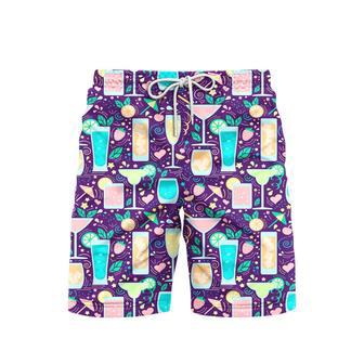 Cocktail Summer Beach Party Beach Shorts For Men | Newhawaiianshirts UK