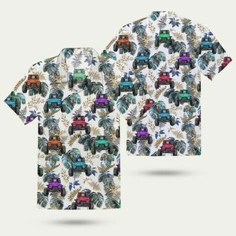 Colorful Jeep Cars Tropical Summer Hawaiian Shirt | Newhawaiianshirts CA