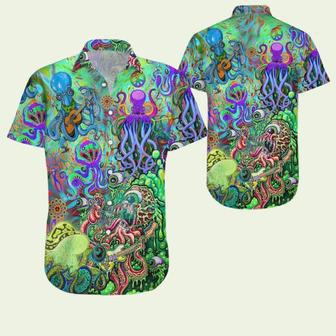 Colorful Octopus Trippy Octopus Hawaiian Shirt | Newhawaiianshirts