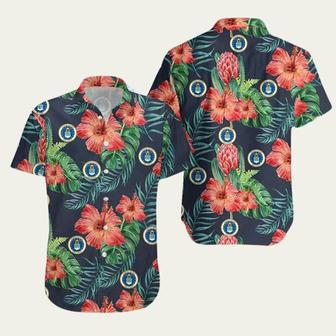 Colorful Red Flowers Us Army Summer 2024 Hawaiian Shirt | Newhawaiianshirts AU