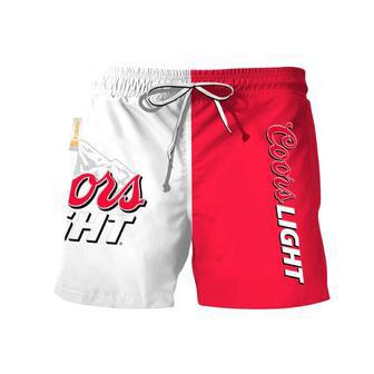 Coors Light Basic Swim Trunks | Newhawaiianshirts UK